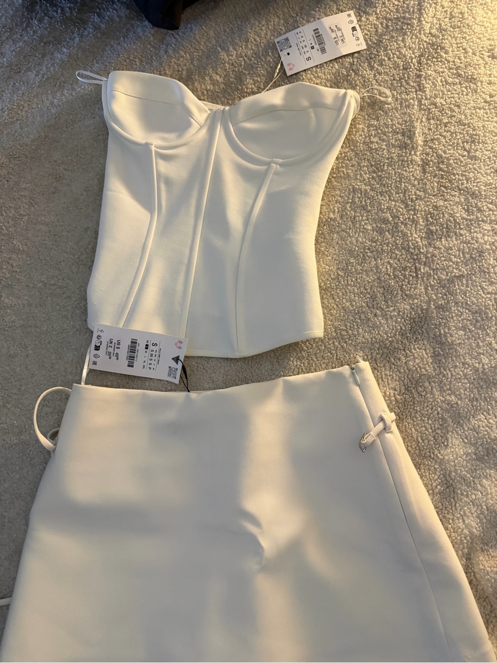 ZARA Bustier Skirt Set - Women